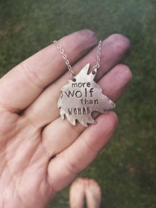 More Wold Than Woman necklace