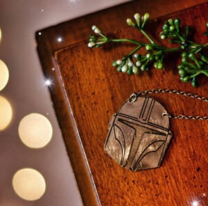 Mandalorian Helmet Necklace