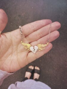 Beautifully Broken Heart Necklace