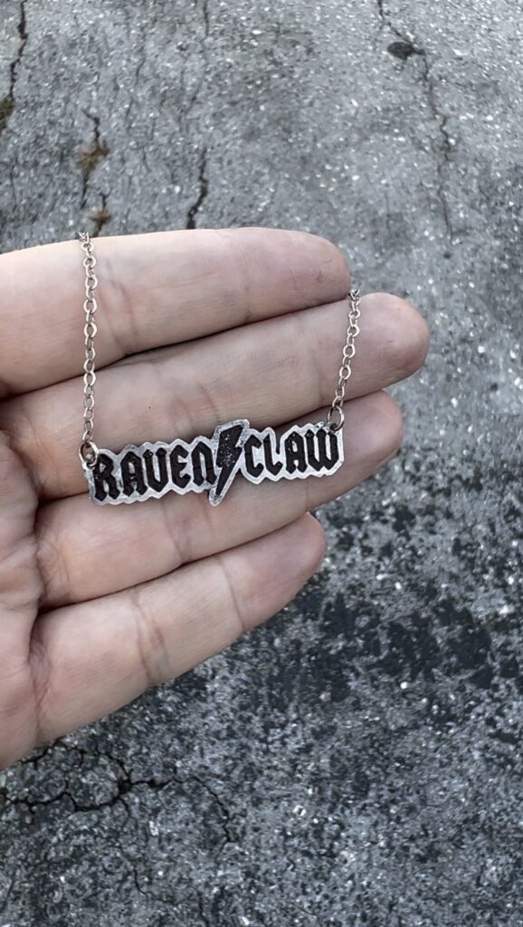 AC/DC Style Hogwarts House Necklaces - So Beautifully Broken