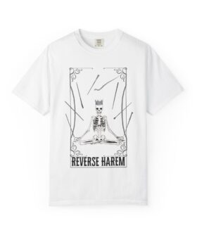 Reverse Harem, Skeleton, Tarot Card Garment Died Tee Shirt