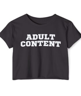ADULT CONTENT, PEDRO PASCAL inspired Women's Festival Crop Top