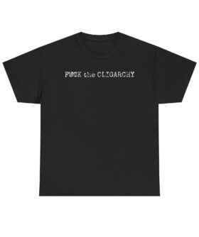 FUCK THE OLIGARCHY (CENSORED) Unisex Heavy Cotton Tee